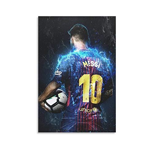 DSGFR Lionel Messi 2 Fußball-Superstar-Poster, dekoratives Gemälde, Leinwand, Wandkunst, Wohnzimmer, Poster, Schlafzimmer, Gemälde, 40 x 60 cm