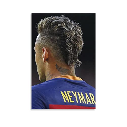 Persimmon Neymar Jr 2023 Fußball Leinwandbild Poster Wandkunst Dekorative Bild Drucke Moderne Dekoration 40 x 60 cm