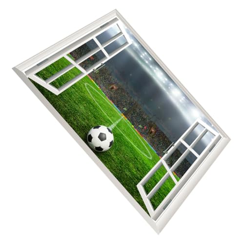 DOITOOL Fußball-Wandaufkleber wall stickers for room kinderzimmer wanddeko Kinderzimmer Wandtattoo Fußball Wanddekoration Fußballplakate sport wandtattoo Fußball Wandtattoo PVC