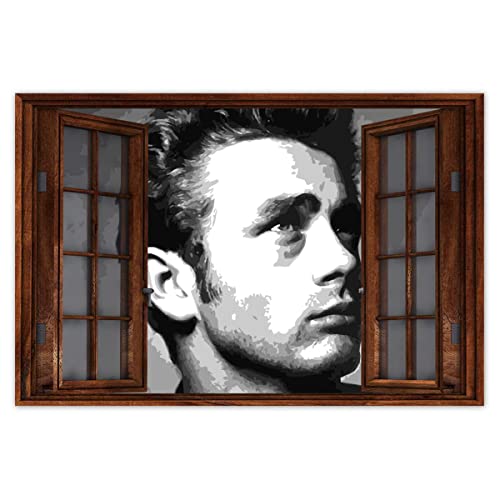 Wandsticker Dekor Foto Aufkleber 90x60cm Schauspieler James Dean Nr. H56M_WBNS1L