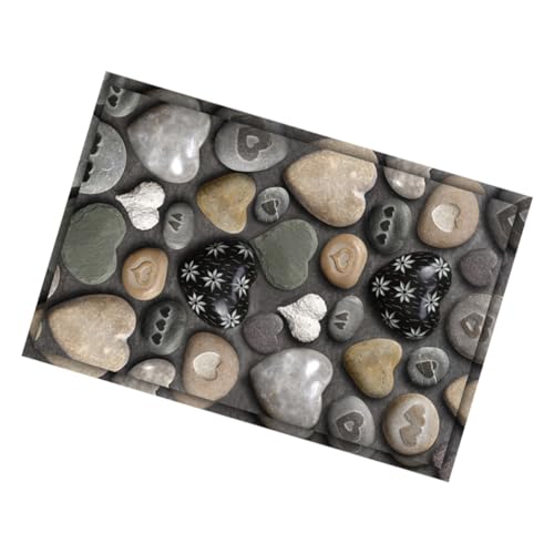 Gadpiparty 1stk Abriebfeste Bodenmatte Aus Stein Boden+matten+für+zuhause Autobodenbelag Bodenteppiche Anti-dusche-matte Wandtattoo Für Den Haushalt Autoteppich Angebracht Pvc Wasserdicht 3d