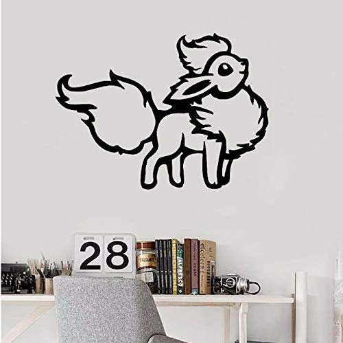 Pokemon Wandtattoos Schlafzimmer Kunst Wandaufkleber Wohnkultur Kinderzimmer Wandverzierung Anime Jungen Mädchen Teen Zimmer 57X77 cm