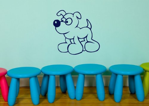 Wandtattooladen Wandtattoo - Chester der Comic-Hund Größe:25x24cm Farbe: lichtblau