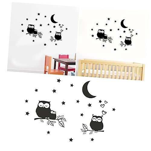 Veemoon Easy Peel Stick Eule Wandtattoo Moderne Pvc Kunst Für Wohnkultur Wandaufkleber