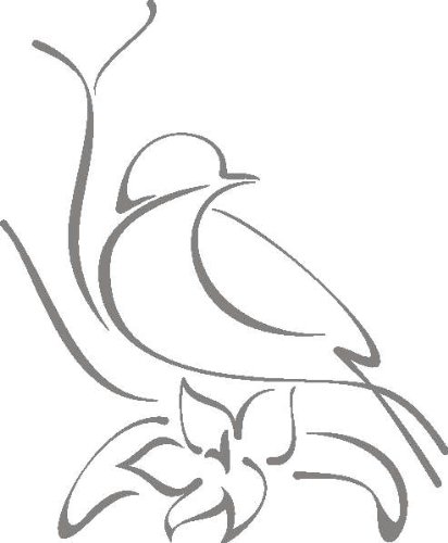 PEMA INDIGOS UG - Wandtattoo Wandsticker Wandaufkleber Aufkleber D357 Papagei auf dem Nest 80x65 cm - glasdekor