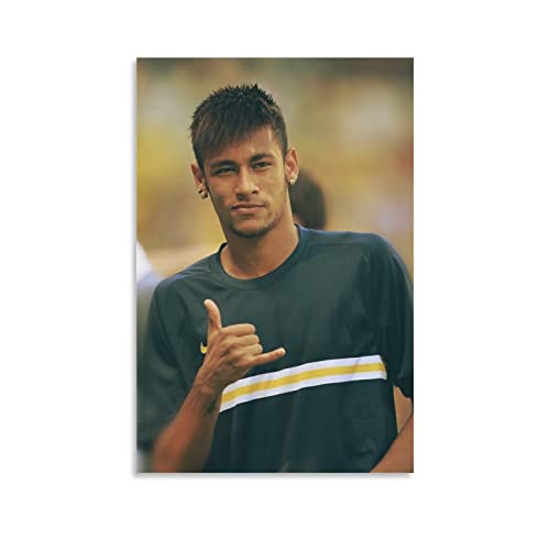 Neymar Jr 2023 Fußball-Poster, Kunstdruck, Wandgemälde, Leinwand, Poster, moderne Schlafzimmerdekoration, 20 x 30 cm
