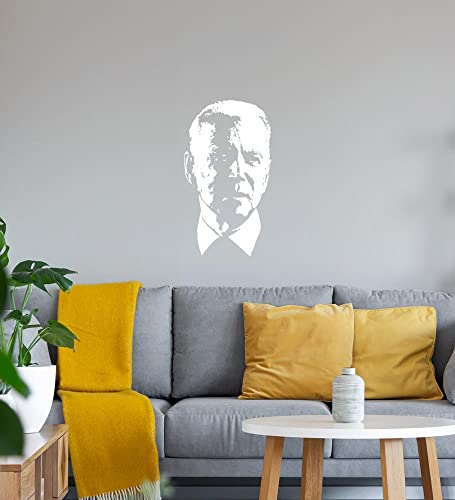Joe Biden Präsident der USA Wandtattoo Weiß Aufkleber 40 x 71 cm