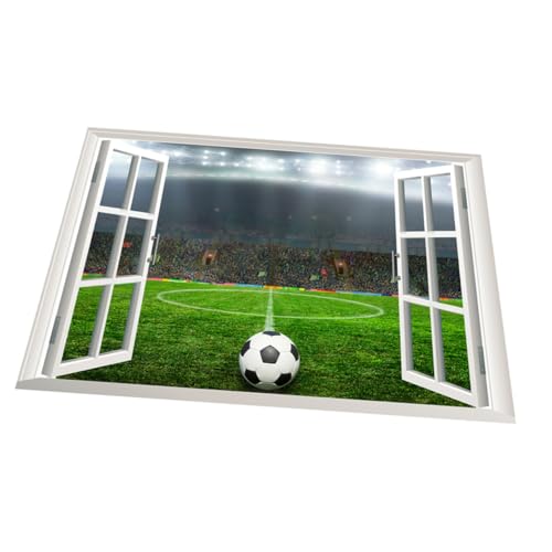 CRILSTYLEO Fußball-Wandaufkleber Fußball- Fußballplakate Fußball Wanddekoration wall stickers for room kinderzimmer wanddeko Wanddekoration für Jungen Fußball Wandtattoo PVC