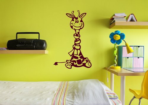 Wandtattooladen Wandtattoo - Rufus - die Giraffe Größe:26x40cm Farbe: lichtblau