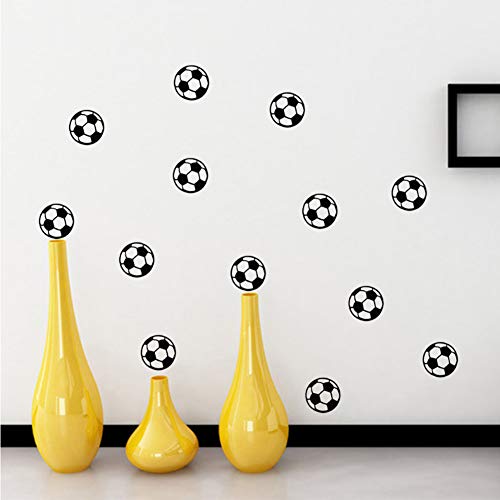 Fußball Wandaufkleber Fußball Wandtattoo Hintergrund Wasserdicht Abnehmbare DIY Home Dekoration für Kinderzimmer Wohnzimmer