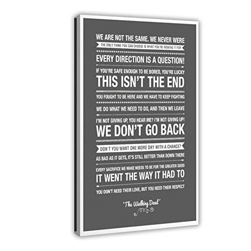 DarbuT Poster aus der TV-Serie  The Walking Dead , Leinwand-Poster, Schlafzimmer, Dekoration, Sport, Landschaft, Büro, Raumdekoration, Geschenk, Rahmenstil, 60 x 90 cm