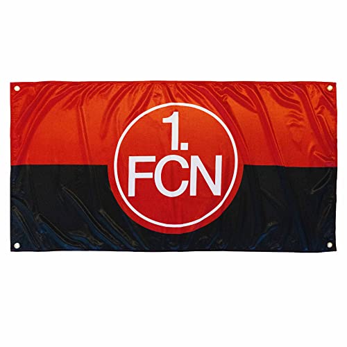 1. FC Nürnberg FCN Zimmerfahne Fahne - 140cm x 70cm - Original 1. FC Nürnberg Lizenzprodukt - Zaunfahne Flagge Club
