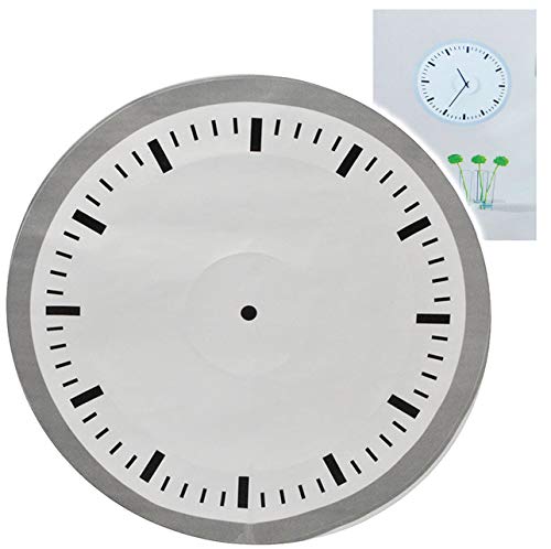 alles-meine.de GmbH XL Wandtattoo/Sticker - Uhr rund - Wandsticker Aufkleber selbstklebend rund/og oguhr Aufkleber - Bastelset