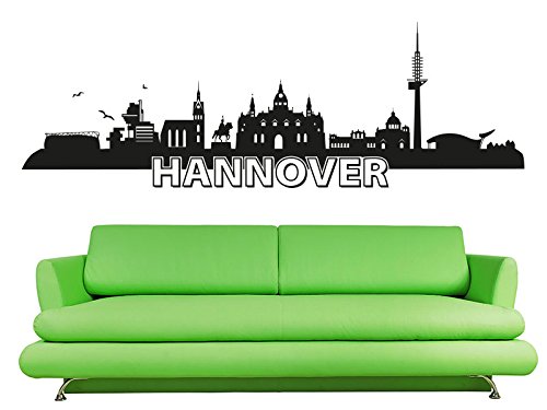 Klebeheld® Wandtattoo Hannover Skyline