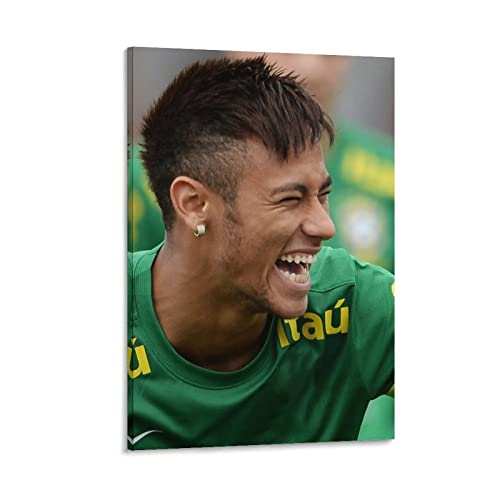 Persimmon Neymar Jr 2023 Fußball-Wandkunst-Poster, Schriftrolle auf Leinwand, Malerei, Bild, Wohnzimmerdekoration, Zuhause, 30 x 45 cm