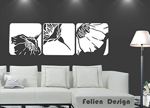 Wandtattoo wandaufkleber Aufkleber Wandsticker wall sticker Wohnzimmer Schlafzimmer Kinderzimmer Ranke Blume Blumen Blumenranke Blumeranke Vine Flower Butterfly vogel brid floral baum tree 30 Farben zur Wahl wpf18(Printed Sticker,ca.20 x 8cm)
