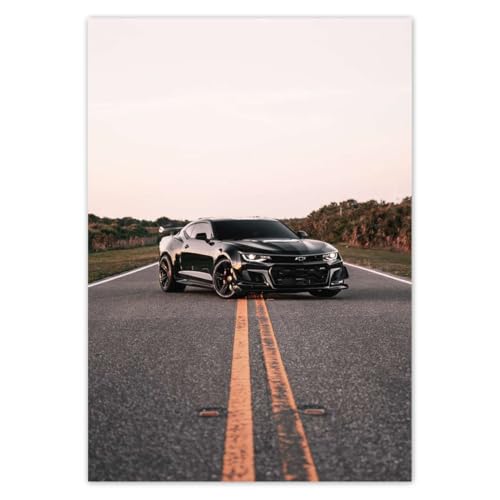 Wandtattoo Dekor Foto Aufkleber 59,40x84,10cm Schwarz Super Car Nr. H6956M_NS1A1