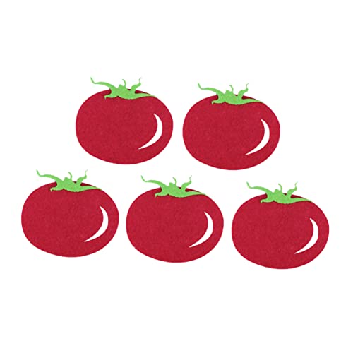 Homoyoyo 5 Stk kinderzimmer wandsticker wall stickers for kids room Wandtattoo kinder pflanzliche Abziehbilder aufkleber kinder Hintergrund wandtattoo gemüse aus filz Obst