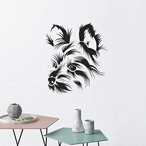 Terrier Pet Shop Pet Grooming Salon Schlafzimmer Home Art Vinyl Wandtattoo Aufkleber Kunstwand Kunst Aufkleber A7 40x45cm