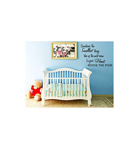 homemay PVC Wandtattoo Aufkleber Englisch Manchmal Winnie the Pooh Kinderzimmer Kinder Wohnzimmer decorationwallpaper76.2 cm x33 cm 76.2cm x33cm violett