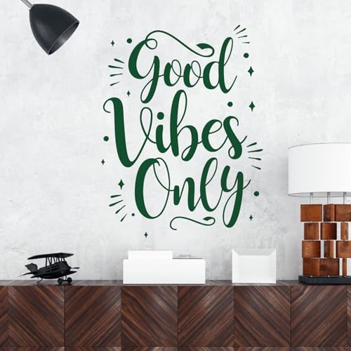Only Good Vibes Wandtattoo, Motiv Wald