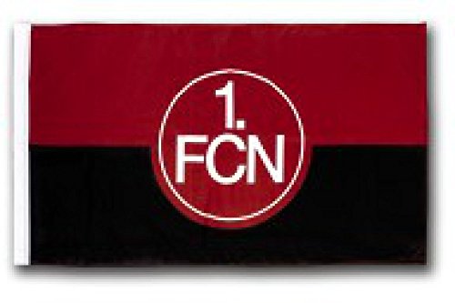 Flaggenfritze Flagge 1. FC Nürnberg Logo - 60 x 90 cm + gratis Aufkleber