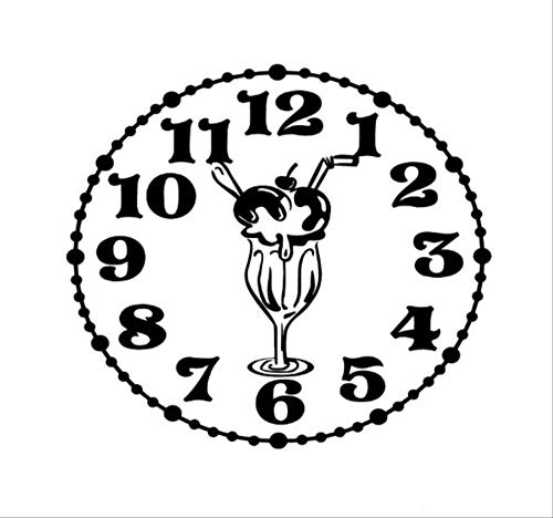 Wandaufkleber DIY Art Wandtattoo Kreative Dekoration Aufkleber Uhr Wandbild Aufkleber Moderne Wandbild DIY Aufkleber 57X62Cm