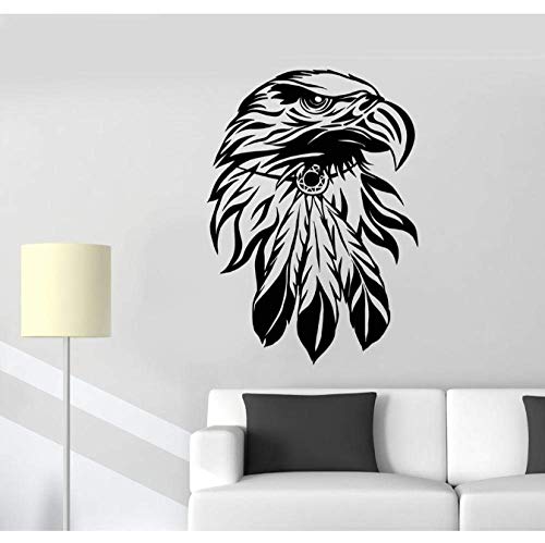 Wandaufkleber Weißkopfseeadler Wandtattoo Wohnzimmer Home Interior Dekor Vogelkopf Amerika Symbol Aufkleber Schlafzimmer Tier Vinyl Wandaufkleber42X59Cm