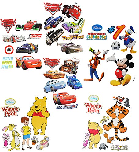 1 Set: Wandtattoo/Sticker - für Jungen - Disney Cars - Mickey Mouse - Winnie the Pooh - Wandsticker Aufkleber Wandaufkleber für Kinder