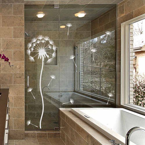 wandtattoo factory Pusteblume - 130 x 40cm - Glasdekor