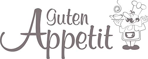 GRAZDesign Fensterfolie Küche 'Guten Appetit' - Blickdichter Sichtschutz Selbstklebend 80x57cm