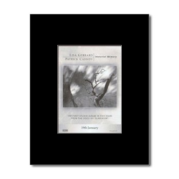 LISA GERRARD/PATRICK CASSIDY - Immortal Memory Matted Mini Poster - 13.5x10cm