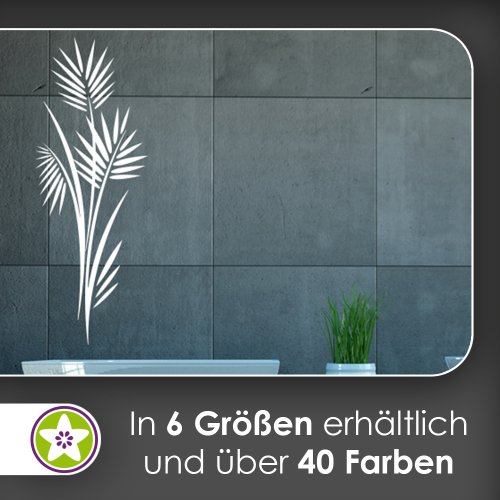 Kiwistar Bambus - Pflanze - Gras Wandtattoo in 6 Größen - Wandaufkleber Wall Sticker
