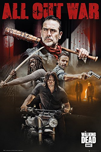 Unbekannt The Walking Dead Poster Season 8 Collage, Holz, Mehrfarbig, 65 x 3.5 x 3.5