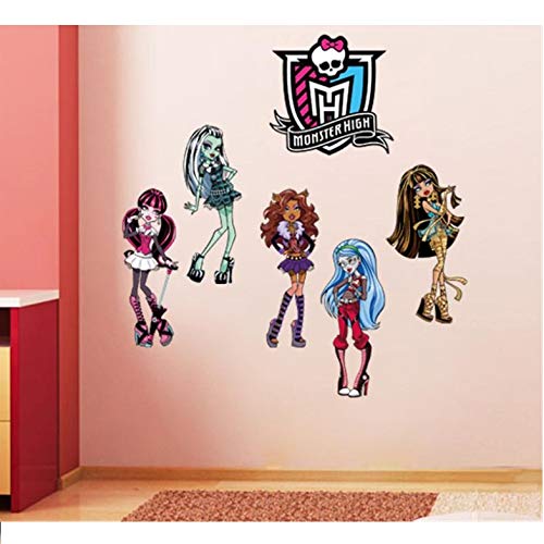 Monster High Wandtattoo
