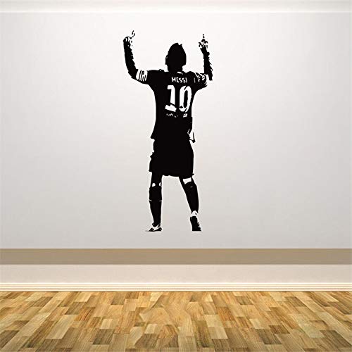 Wandtattoo Wohnzimmer Lionel Messi Abbildung Vinyl Wandaufkleber Wandbild Kinderzimmer Fußball Spieler Schlafzimmer Dekor Fußball
