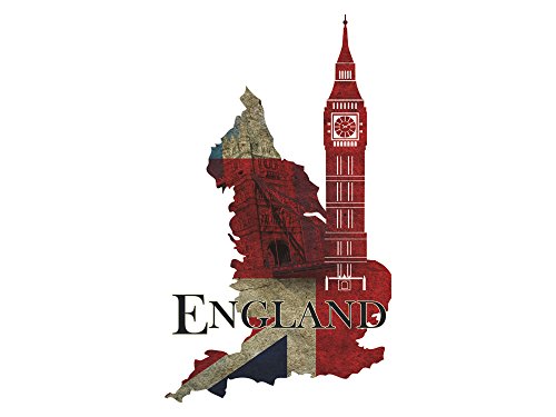 GRAZDesign Wandtattoo Big Ben - Wanddeko England - Türtapete London / 51x30cm / 721690_30