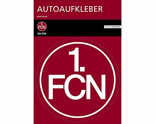 AUFKLEBER STICKER Ø 20 cm  Logo  1. FC NÜRNBERG 1. FCN