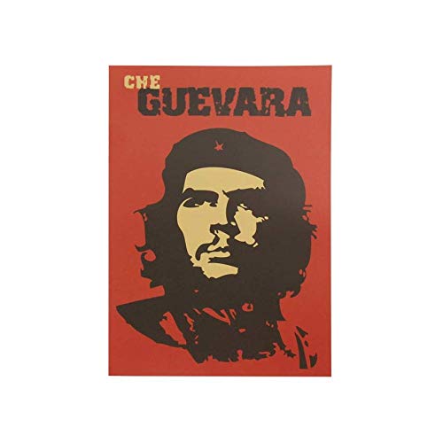 Che Guevara Charakter Retro Poster Werbung Nostalgische Alte Bar Dekorative Malerei Vintage Wandaufkleber 51,5x36 cm