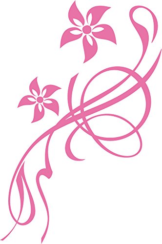 GRAZDesign Bad Deko Tattoos Klebefolie Blumen Blüten Ornamente - Aufkleber Toilettendeckel WC Deckel Sitz Schönes Motiv - Klodeckel Aufkleber lustige Blume / 20x30cm / 650194_30x20_045