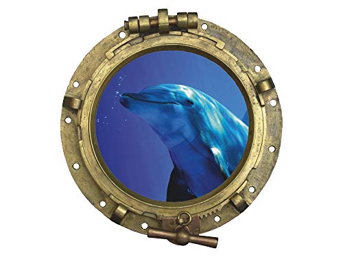 Delfine Wasser Tier Wandtattoo Wandsticker Wandaufkleber D1300 