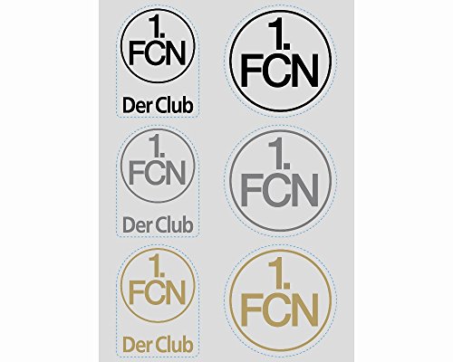 AUFKLEBERKARTE STICKER AUFKLEBER  Logo transparent  1. FC NÜRNBERG 1. FCN