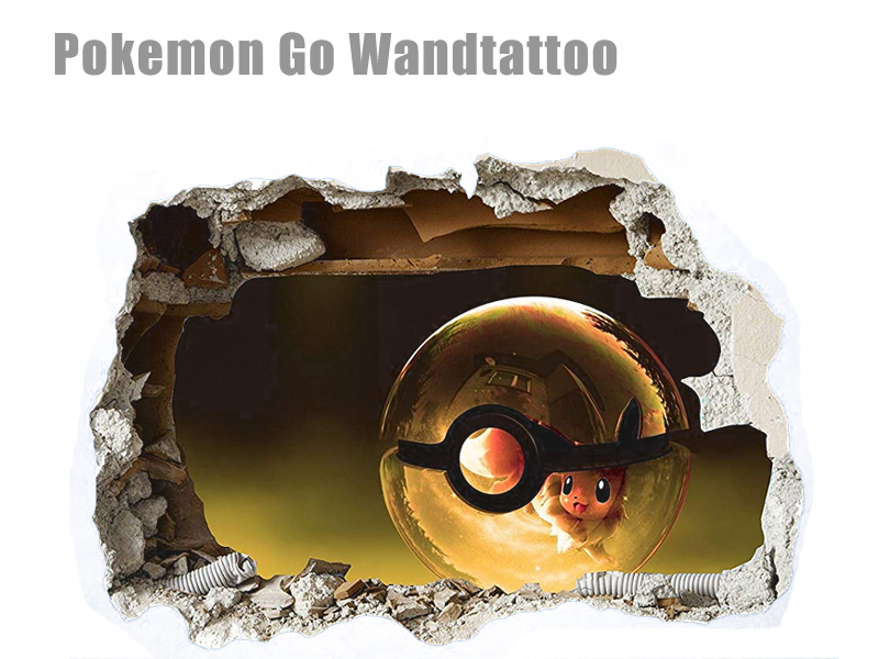Pokemon Go Wandtattoo