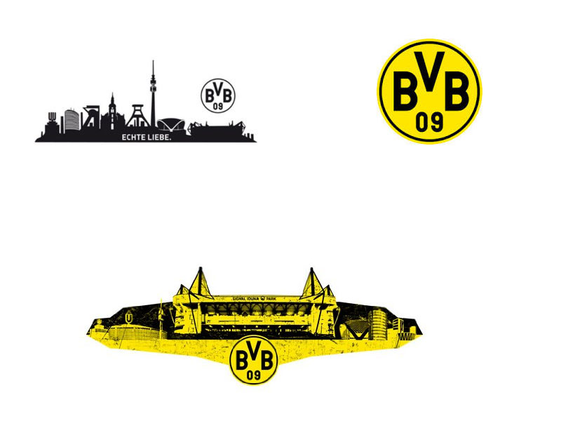 Wandtattoos BVB 09 Dortmund