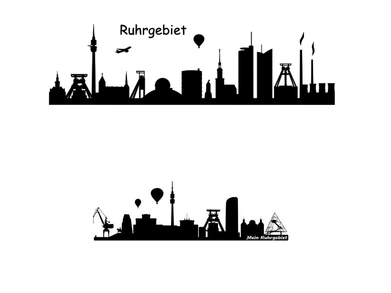 Wandtattoo Ruhrgebiet