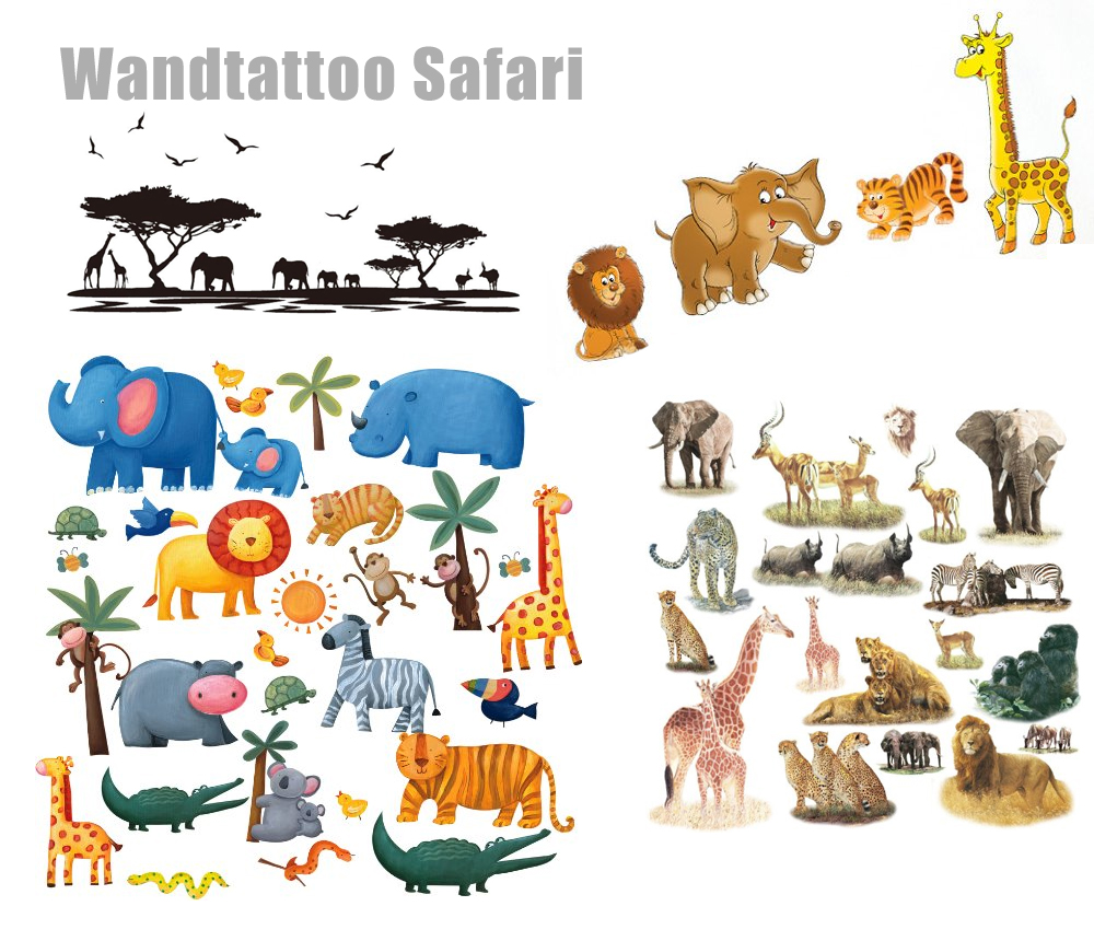 Wandtattoo Safari