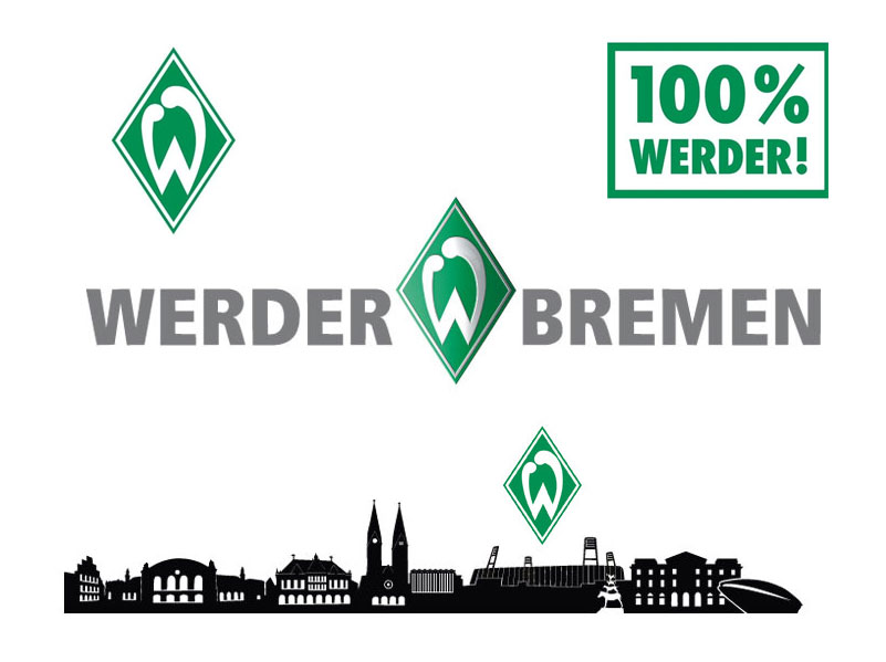 Werder Bremen Wandtattoo